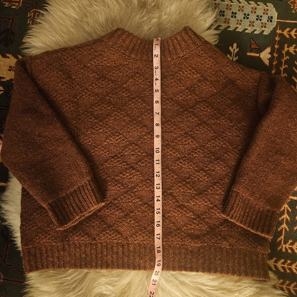 Triangle Tuck Cardigan In Bracken - Picture 9 of 12